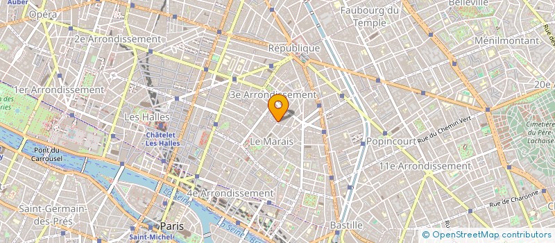 localisation de l'entreprise MONSIEUR ALEXANDRE LE METAIS  PARIS