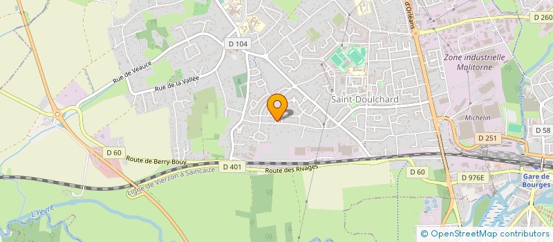 localisation de l'entreprise MONSIEUR ALEXANDRE LE MOAL  SAINT-DOULCHARD