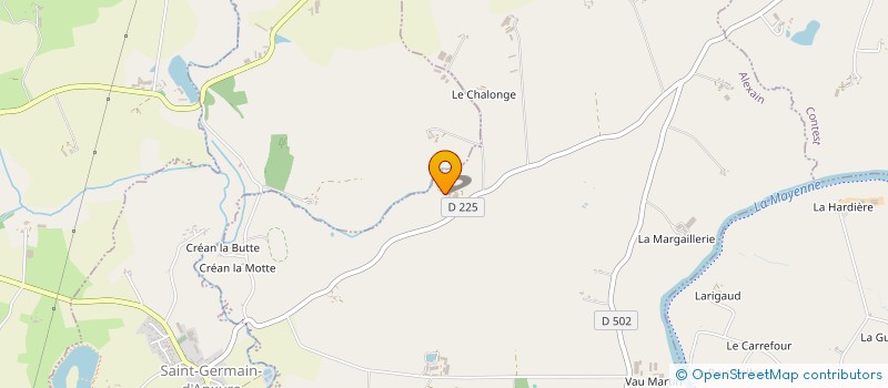 localisation de l'entreprise MONSIEUR ALEXANDRE LE MORT  ALEXAIN