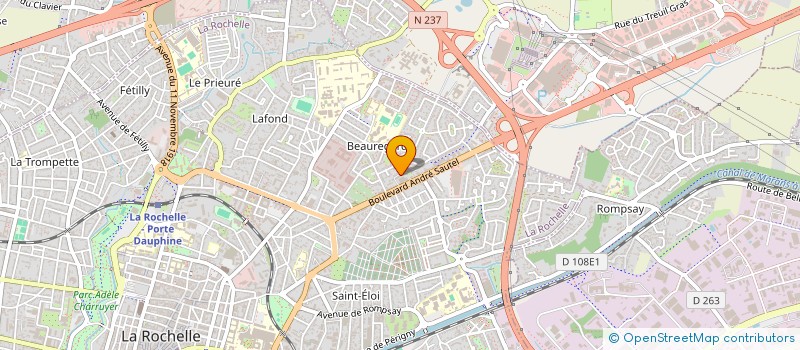 localisation de l'entreprise MONSIEUR ALEXANDRE LE NAGARD  LA ROCHELLE