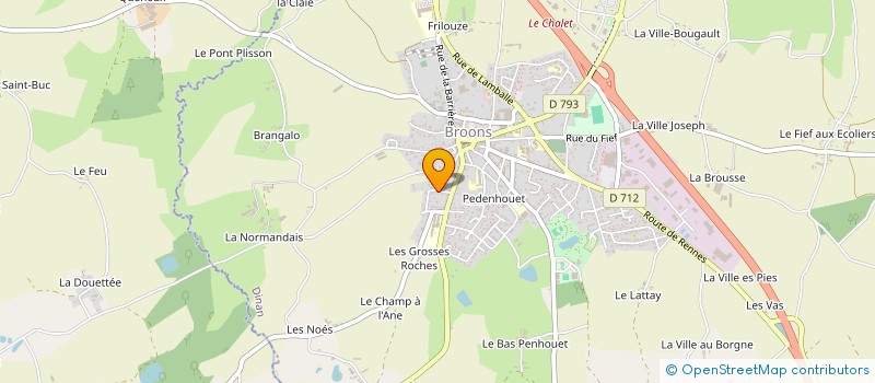 localisation de l'entreprise MONSIEUR ALEXANDRE LE NORMAND  BROONS