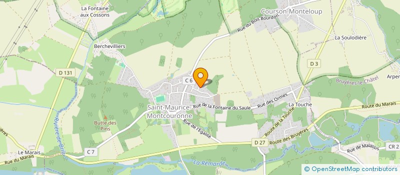 localisation de l'entreprise MONSIEUR ALEXANDRE LE ROUX  SAINT-MAURICE-MONTCOURONNE