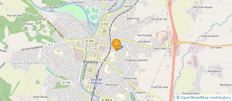 localisation de l'entreprise MONSIEUR ALEXANDRE LE SAUCE  PONTIVY