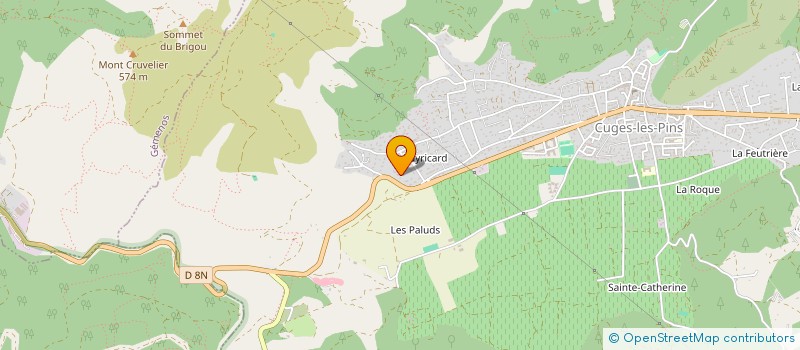 localisation de l'entreprise MONSIEUR ALEXANDRE LEARD  CUGES-LES-PINS