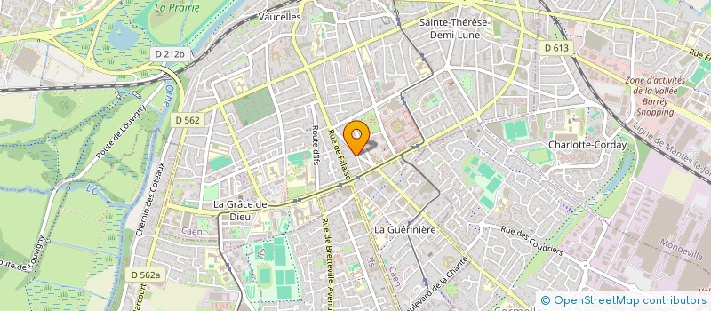localisation de l'entreprise MONSIEUR ALEXANDRE LEBAILLY à CAEN