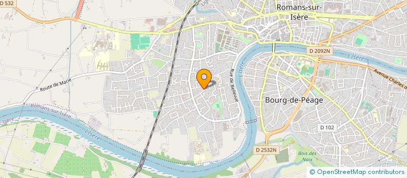 localisation de l'entreprise MONSIEUR ALEXANDRE LEBLANC  ROMANS-SUR-ISERE