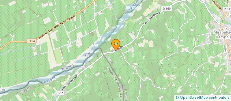 localisation de l'entreprise MONSIEUR ALEXANDRE LEBLICQ  MIRABEL-AUX-BARONNIES