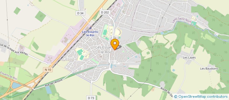 localisation de l'entreprise MONSIEUR ALEXANDRE LECAMUS  LES ESSARTS-LE-ROI