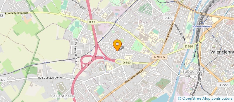 localisation de l'entreprise MONSIEUR ALEXANDRE LECERF à VALENCIENNES