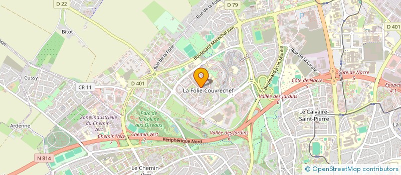 localisation de l'entreprise MONSIEUR ALEXANDRE LECERF à CAEN