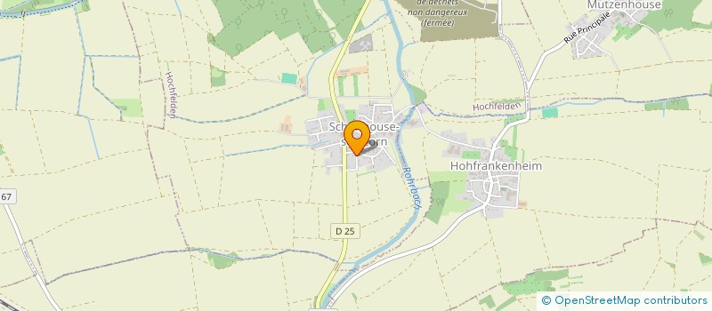 localisation de l'entreprise MONSIEUR ALEXANDRE LECHNER  HOCHFELDEN