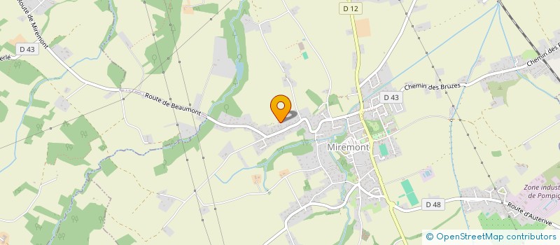 localisation de l'entreprise MONSIEUR ALEXANDRE LECINA  MIREMONT