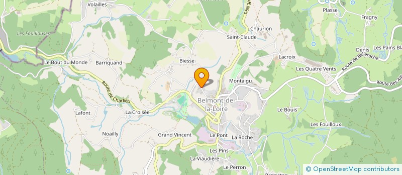 localisation de l'entreprise MONSIEUR ALEXANDRE LECLERC  BELMONT-DE-LA-LOIRE