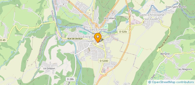 localisation de l'entreprise MONSIEUR ALEXANDRE LECLERCQ  ENTRE-DEUX-GUIERS