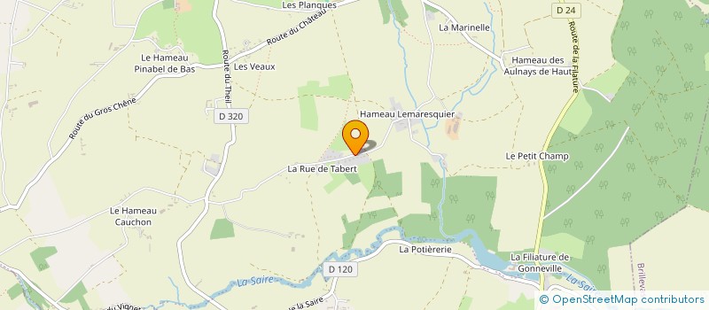 localisation de l'entreprise MONSIEUR ALEXANDRE LECLERE  GONNEVILLE-LE THEIL