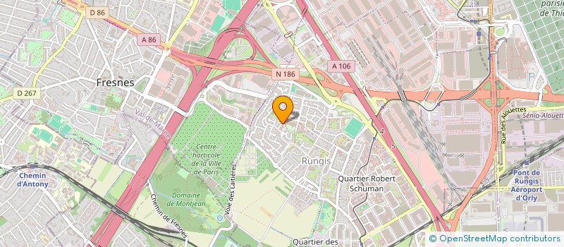 localisation de l'entreprise MONSIEUR ALEXANDRE LECOMTE  RUNGIS