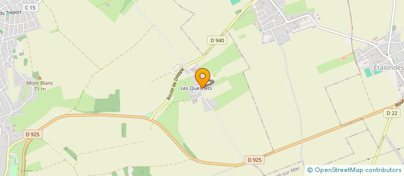 localisation de l'entreprise MONSIEUR ALEXANDRE LECONTE  CRIEL-SUR-MER