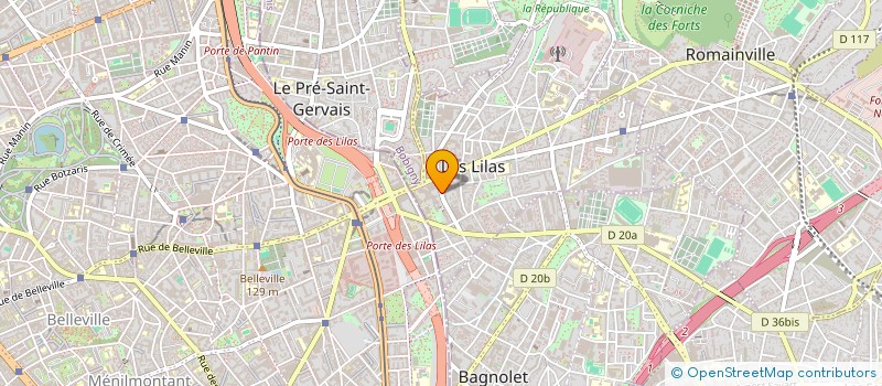 localisation de l'entreprise MONSIEUR ALEXANDRE LECOQ  LES LILAS