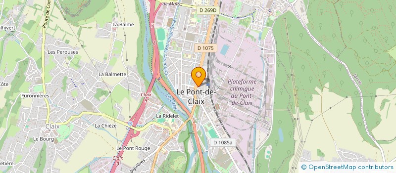 localisation de l'entreprise MONSIEUR ALEXANDRE LECURIEUX-LAFAYETTE  LE PONT-DE-CLAIX