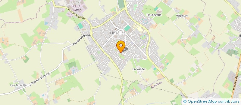 localisation de l'entreprise MONSIEUR ALEXANDRE LEDOUX à LINSELLES