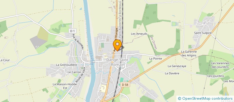 localisation de l'entreprise MONSIEUR ALEXANDRE LEDUC  DANGE-SAINT-ROMAIN