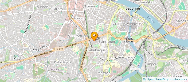localisation de l'entreprise MONSIEUR ALEXANDRE LEFEBVRE à BAYONNE