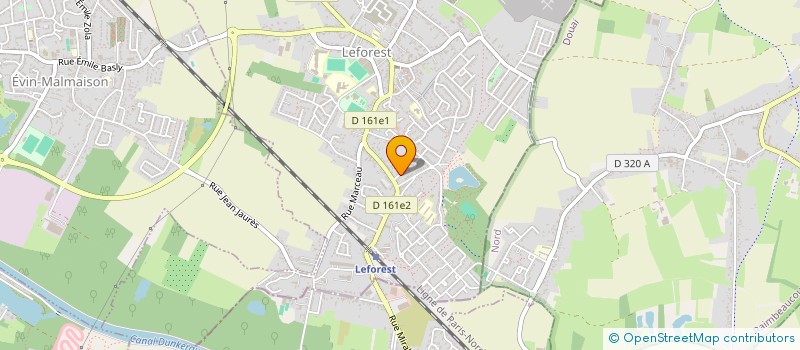 localisation de l'entreprise MONSIEUR ALEXANDRE LEFEVRE  LEFOREST