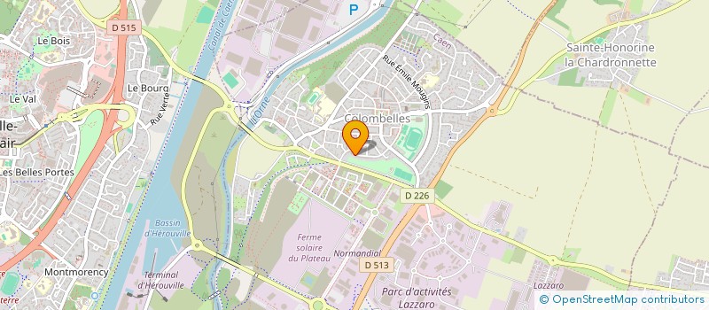 localisation de l'entreprise MONSIEUR ALEXANDRE LEFOURNIS  COLOMBELLES