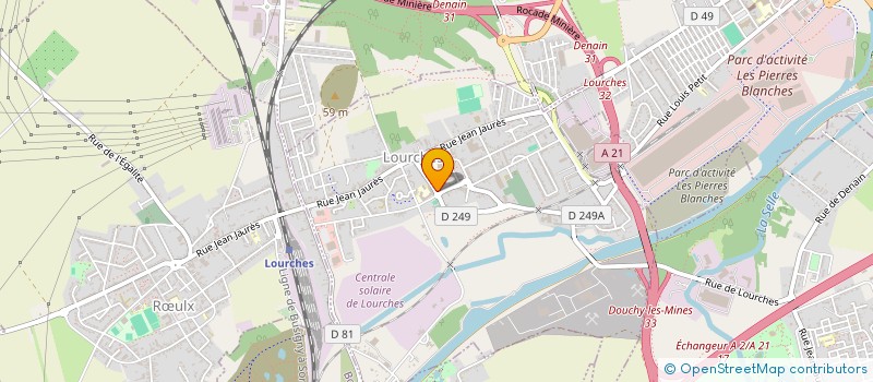 localisation de l'entreprise MONSIEUR ALEXANDRE LEGAY  LOURCHES