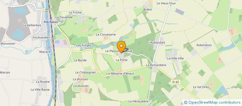 localisation de l'entreprise MONSIEUR ALEXANDRE LEGENDRE  PLECHATEL