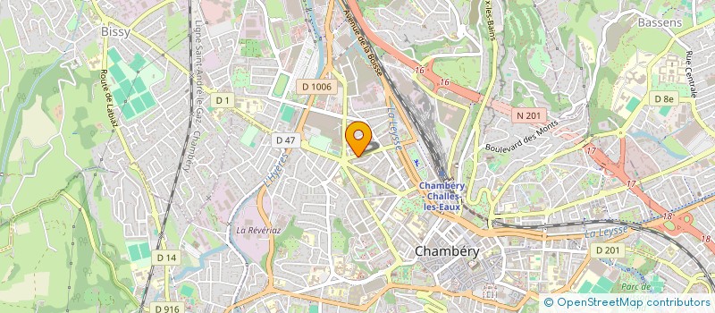 localisation de l'entreprise MONSIEUR ALEXANDRE LEGRAND à CHAMBERY