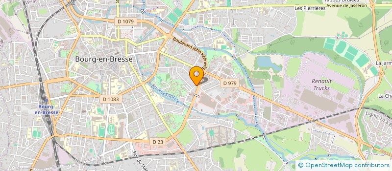 localisation de l'entreprise MONSIEUR ALEXANDRE LEGRAND à BOURG-EN-BRESSE