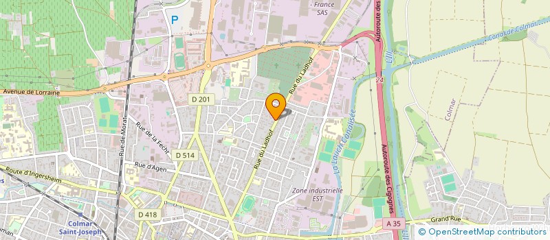 localisation de l'entreprise MONSIEUR ALEXANDRE LEHN  COLMAR