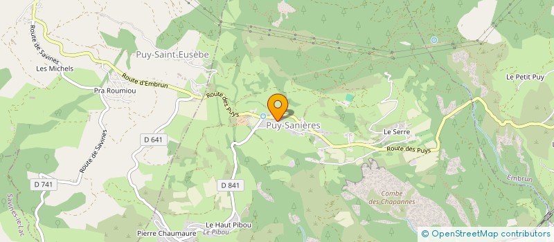 localisation de l'entreprise MONSIEUR ALEXANDRE LEININGER  PUY-SANIERES