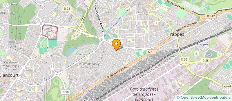 localisation de l'entreprise MONSIEUR ALEXANDRE LEITE  TRAPPES