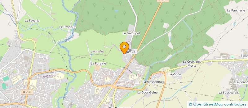 localisation de l'entreprise MONSIEUR ALEXANDRE LEJEUNE  FOUGERES