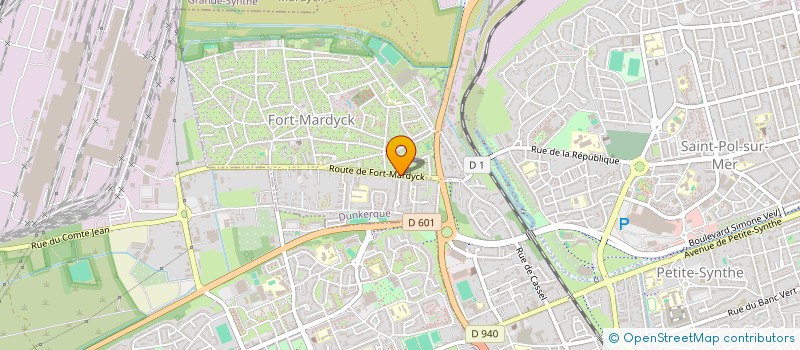 localisation de l'entreprise MONSIEUR ALEXANDRE LELEU à DUNKERQUE