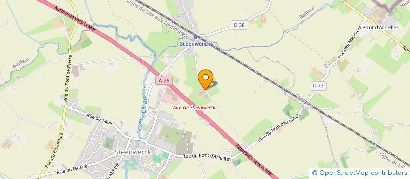 localisation de l'entreprise MONSIEUR ALEXANDRE LELEU  STEENWERCK