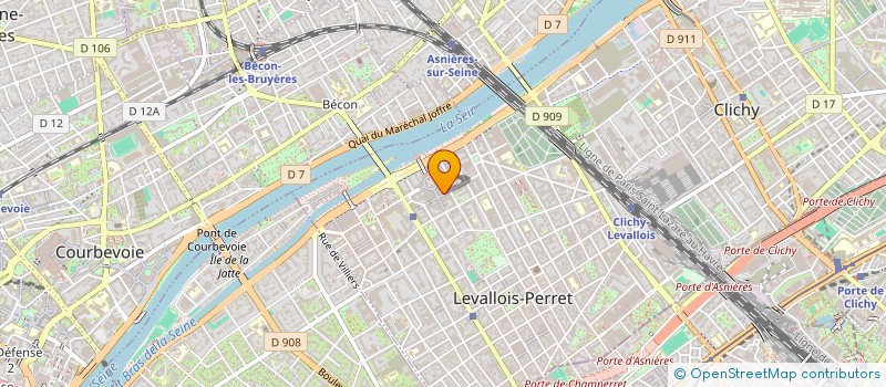 localisation de l'entreprise MONSIEUR ALEXANDRE LELLOUCH à LEVALLOIS-PERRET