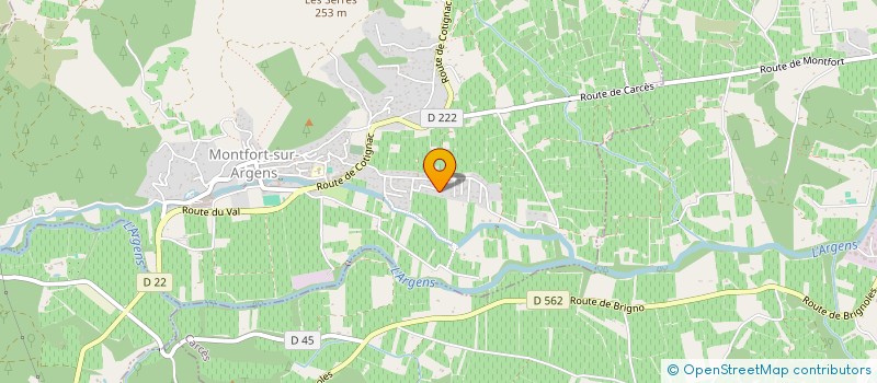 localisation de l'entreprise MONSIEUR ALEXANDRE LEMAIRE  MONTFORT-SUR-ARGENS