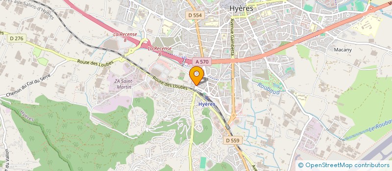 localisation de l'entreprise MONSIEUR ALEXANDRE LEMAIRE  HYERES