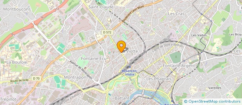 localisation de l'entreprise MONSIEUR ALEXANDRE LEMAITRE BASSET à BESANCON