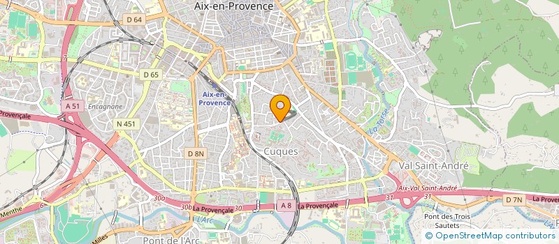 localisation de l'entreprise MONSIEUR ALEXANDRE LEMOUSSE à AIX-EN-PROVENCE