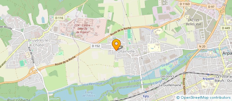 localisation de l'entreprise MONSIEUR ALEXANDRE LEO  OLLAINVILLE