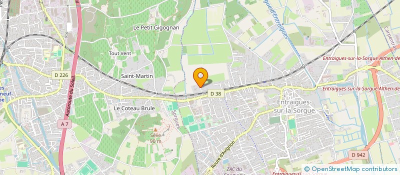 localisation de l'entreprise MONSIEUR ALEXANDRE LEONARDI à ENTRAIGUES-SUR-LA-SORGUE