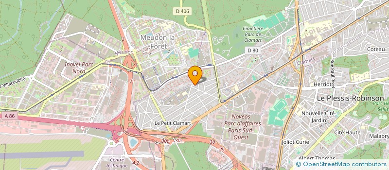 localisation de l'entreprise MONSIEUR ALEXANDRE LEPENDU à CLAMART