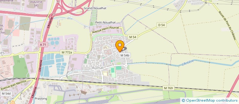 localisation de l'entreprise MONSIEUR ALEXANDRE LEPOIVRE  AULNAT