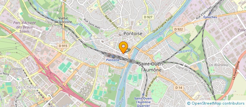 localisation de l'entreprise MONSIEUR ALEXANDRE LERAITRE  PONTOISE