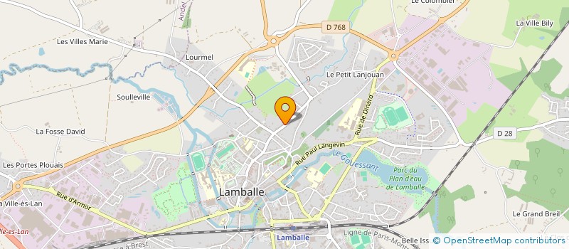 localisation de l'entreprise MONSIEUR ALEXANDRE LERICHE à LAMBALLE-ARMOR