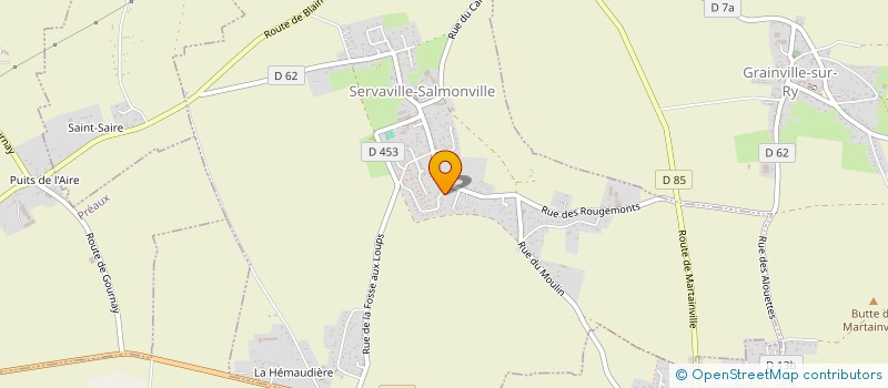 localisation de l'entreprise MONSIEUR ALEXANDRE LEROUX  SERVAVILLE-SALMONVILLE